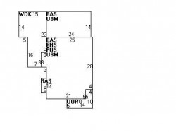 16 Harrison St, Newton, MA 02461 floor plan