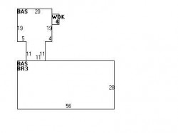 92 Lewis St, Newton, MA 02458 floor plan