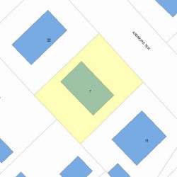 7 Ardmore Ter, Newton, MA 02465 plot plan