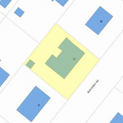 12 Bontempo Rd, Newton, MA 02459 plot plan