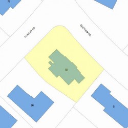 80 Dorcar Rd, Newton, MA 02459 plot plan