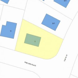5 Pine Grove Ave, Newton, MA 02462 plot plan