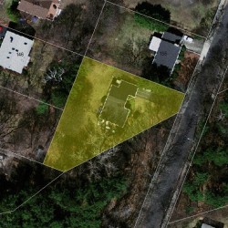 161 Beethoven Ave, Newton, MA 02468 aerial view