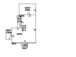 583 Chestnut St, Newton, MA 02468 floor plan