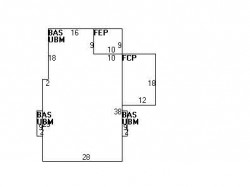 48 Bernard St, Newton, MA 02461 floor plan