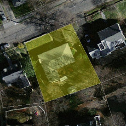 106 Nonantum St, Newton, MA 02458 aerial view