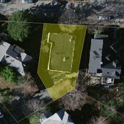 170 Warren St, Newton, MA 02459 aerial view