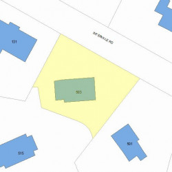 503 Beacon St, Newton, MA 02459 plot plan