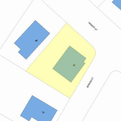 40 Homer St, Newton, MA 02459 plot plan