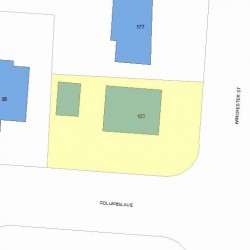 183 Winchester St, Newton, MA 02461 plot plan