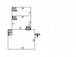 19 Chesley Rd, Newton, MA 02459 floor plan
