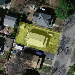 17 Thaxter Rd, Newton, MA 02460 aerial view