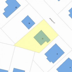 12 Jenison St, Newton, MA 02460 plot plan