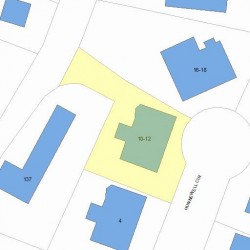 10 Hunnewell Cir, Newton, MA 02458 plot plan