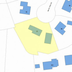 61 White Pine Rd, Newton, MA 02464 plot plan