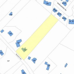 140 Dudley Rd, Newton, MA 02459 plot plan