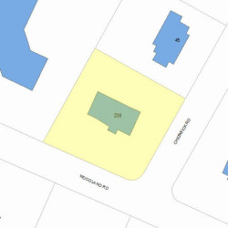 230 Woodland Rd, Newton, MA 02466 plot plan