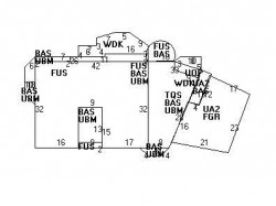 397 Woodward St, Newton, MA 02468 floor plan