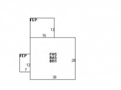 125 Falmouth Rd, Newton, MA 02465 floor plan