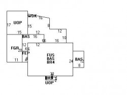 61 Vaughn Ave, Newton, MA 02461 floor plan