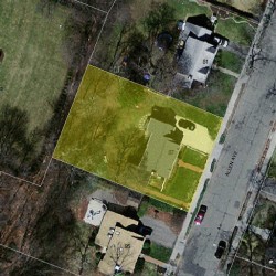 87 Allen Ave, Newton, MA 02468 aerial view