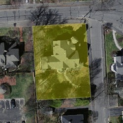 5 Park Pl, Newton, MA 02460 aerial view