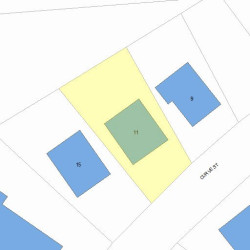 11 Curve St, Newton, MA 02465 plot plan