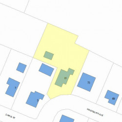 81 Washburn Ave, Newton, MA 02466 plot plan