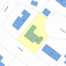 40 Spiers Rd, Newton, MA 02459 plot plan