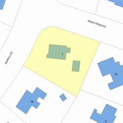 5 Indian Ridge Rd, Newton, MA 02459 plot plan