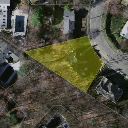 17 Village Cir, Newton, MA 02459 aerial view