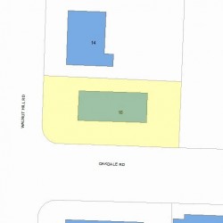 16 Walnut Hill Rd, Newton, MA 02459 plot plan