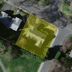 68 Littlefield Rd, Newton, MA 02459 aerial view