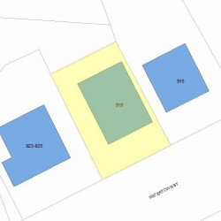 919 Watertown St, Newton, MA 02465 plot plan