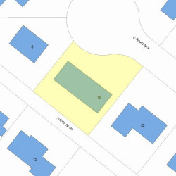 16 Avery Path, Newton, MA 02459 plot plan