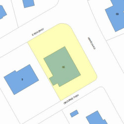 66 Hanson Rd, Newton, MA 02459 plot plan
