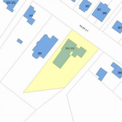 300 River St, Newton, MA 02465 plot plan