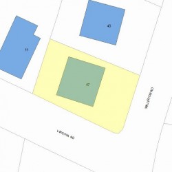 47 Williston Rd, Newton, MA 02466 plot plan