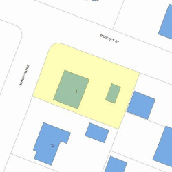 4 Bradford Rd, Newton, MA 02461 plot plan
