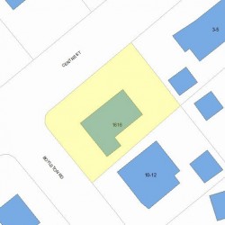 1616 Centre St, Newton, MA 02461 plot plan