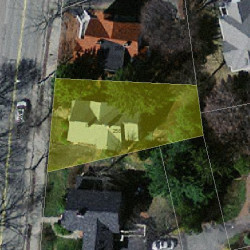 258 Lowell Ave, Newton, MA 02460 aerial view