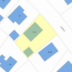 39 Clark St, Newton, MA 02459 plot plan