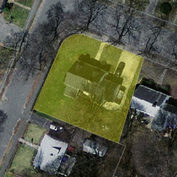 40 Farmington Rd, Newton, MA 02465 aerial view