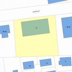 60 Austin St, Newton, MA 02460 plot plan