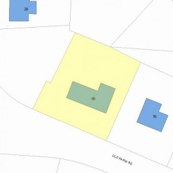 68 Old Farm Rd, Newton, MA 02459 plot plan