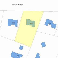 1592 Commonwealth Ave, Newton, MA 02465 plot plan