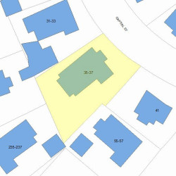 37 Capital St, Newton, MA 02458 plot plan