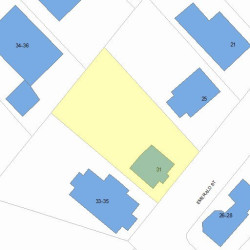 31 Emerald St, Newton, MA 02458 plot plan