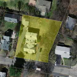 134 Cornell St, Newton, MA 02462 aerial view