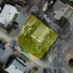 21 Central Ter, Newton, MA 02466 aerial view